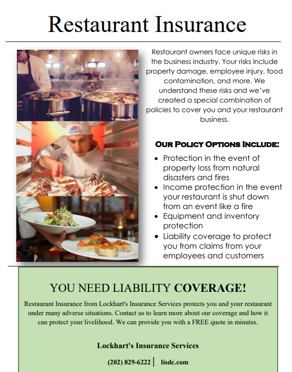 Restaurant Insurance Restaurant Insurance